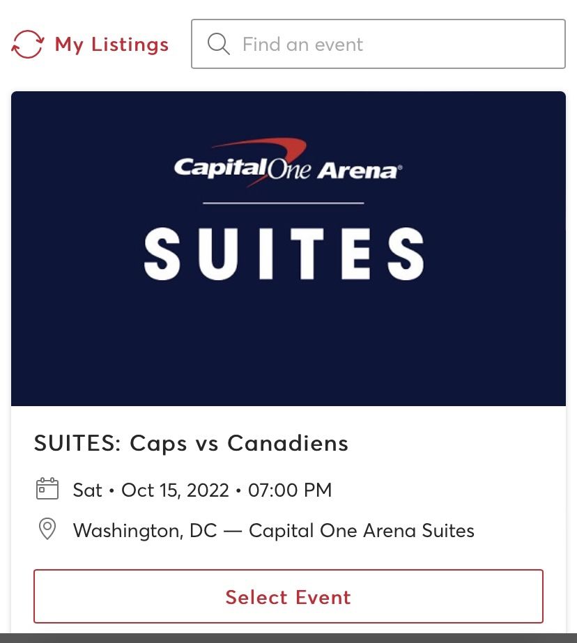 Washington Capitals Suite Passes (Info In Description)