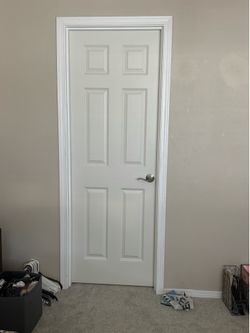 White 6-panel Interior Door