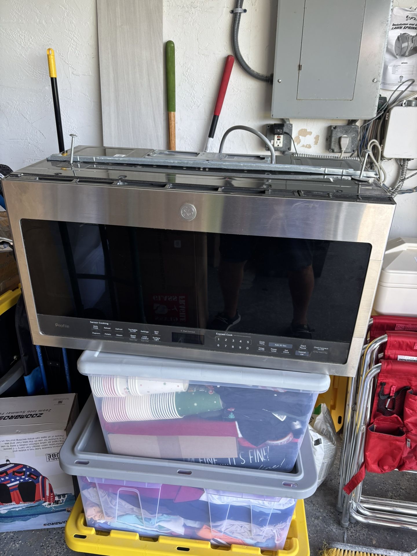 GE profile microwave