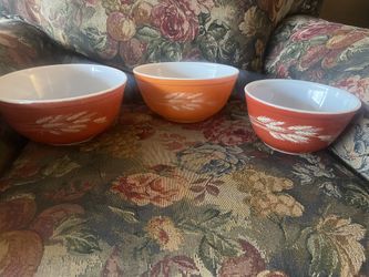 Pyrex Harvest Wheat Bowls