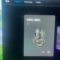 Logitech G502 gaming mouse