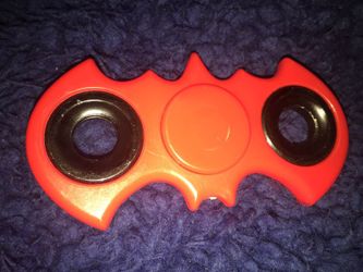 Red batman fidget spinner