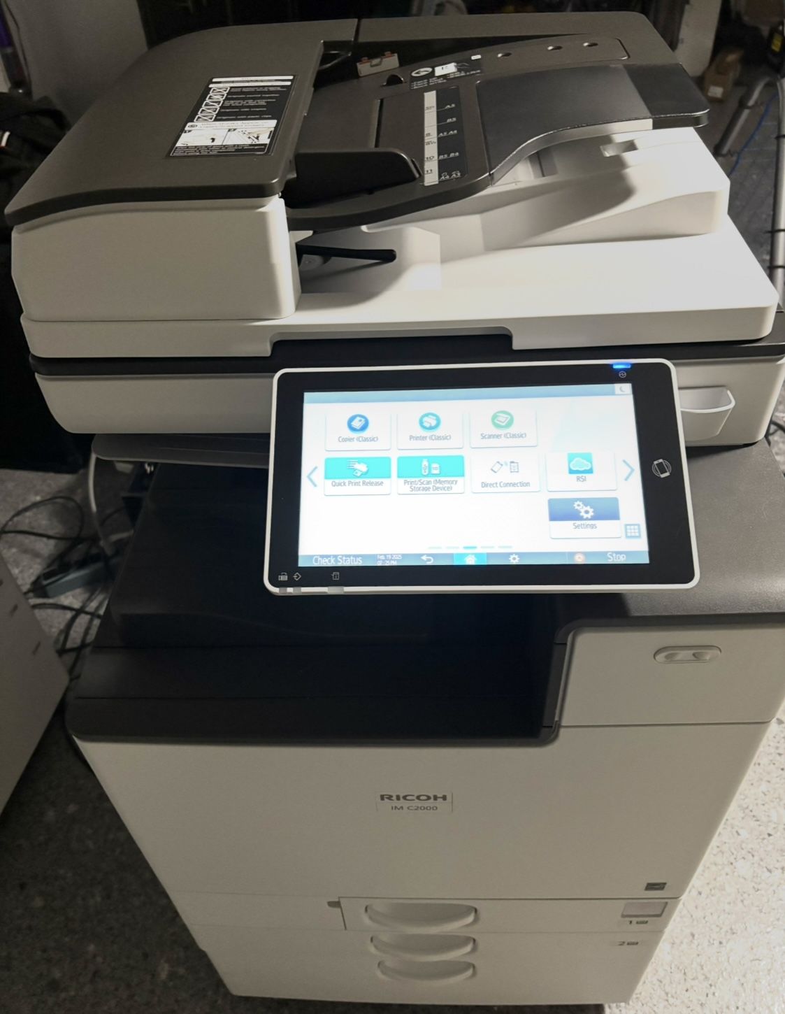 Cyber Monday SALE Ricoh IMC2000 Color Printer Copier Scanner Like New