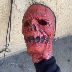 Pumpkin monster Halloween mask