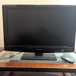 Sharp TV with Remote