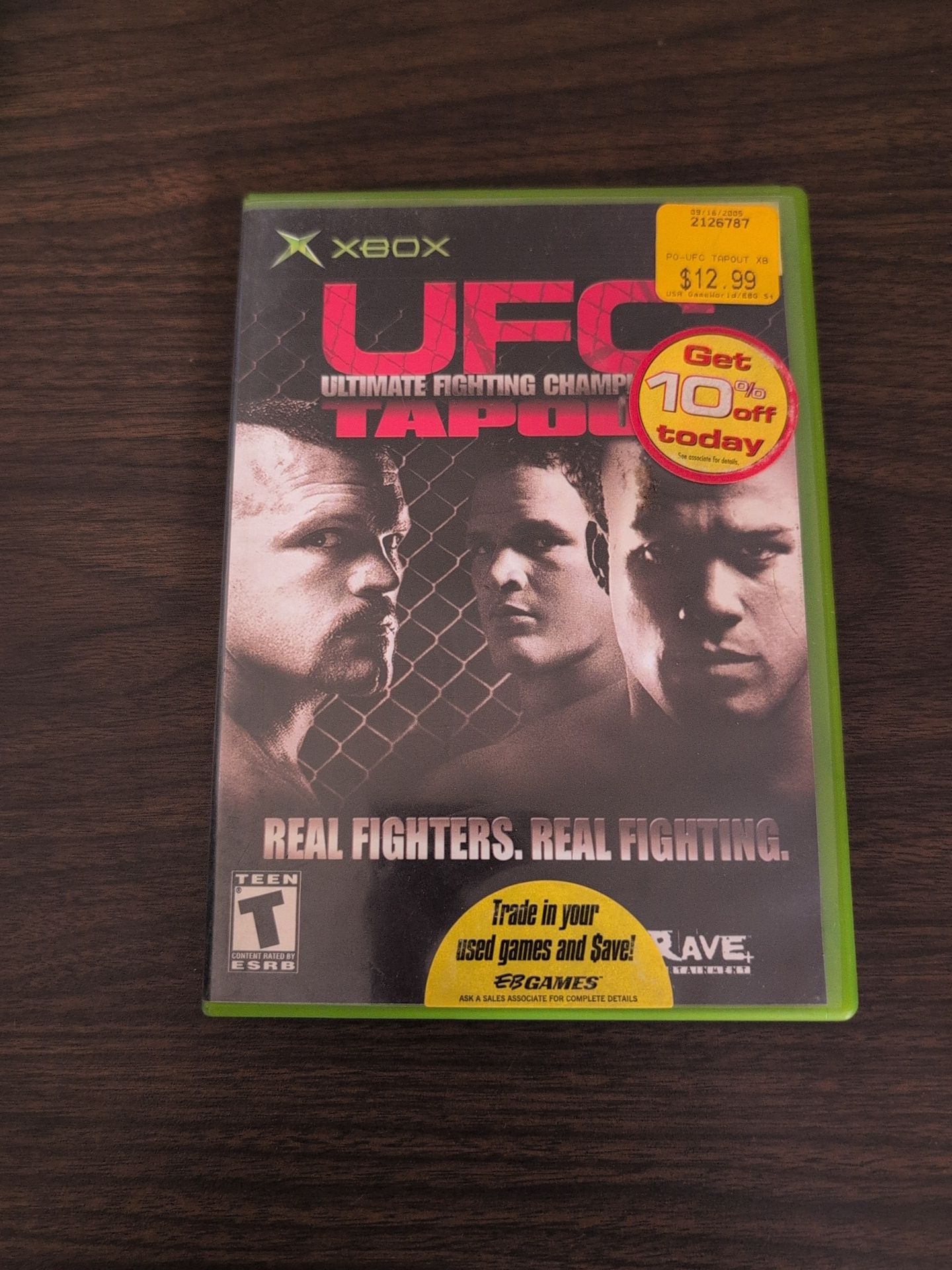 Xbox Original UFC Ultimate Fighting Championship Tapout