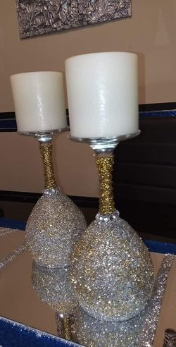 2pc candle holders