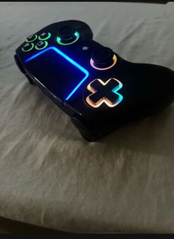 Premium PC Controller compatible with Playstation 5 Console PC Wireless RBG BLACK Slim Pro Edition