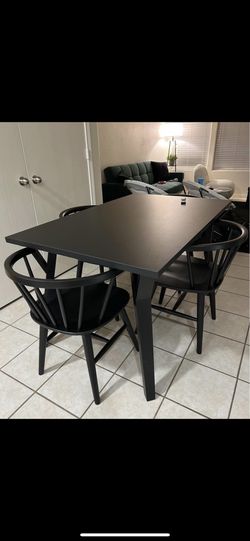 Ashley Black Farmhouse Table