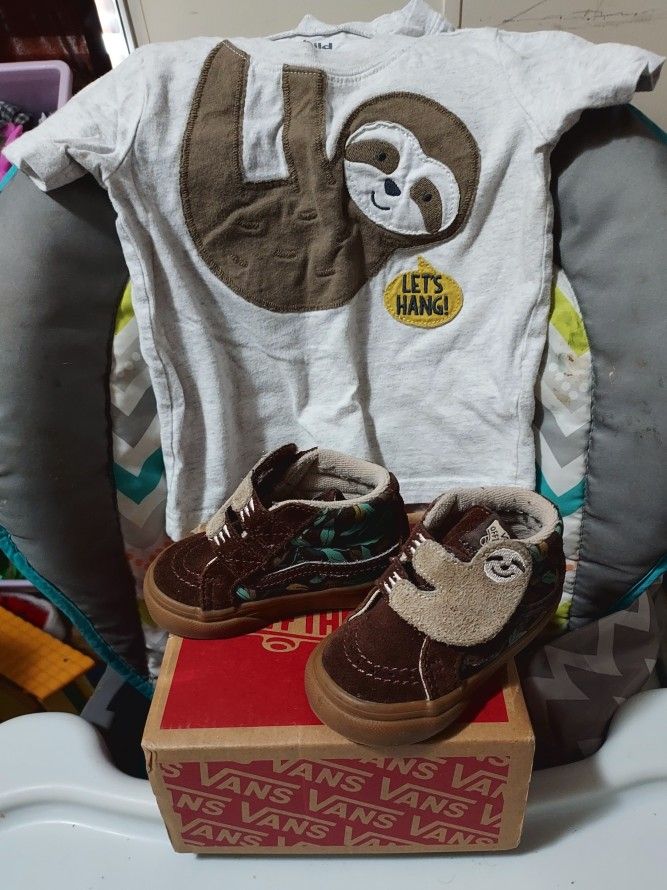 Sloth shirt And Shoes