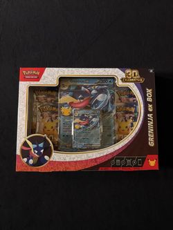 Pokemon TCG: 30th Celebration Greninja EX Box Brand New Sealed Deadstock