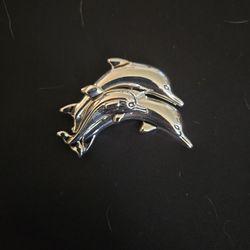 Dolphin Brooch 