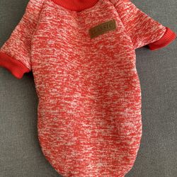 (Classic) Red Sweater Size M For Dogs 