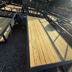 6x12 Utility Trailer Single Axle 