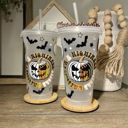 Halloween Plastic 24oz Cups