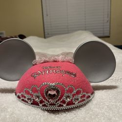 Minnie Mouse Hat and Veil 