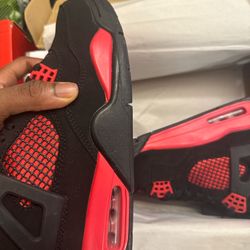 Air Jordan 4s Red Thunder