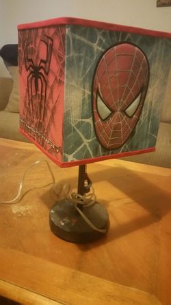 Vintage spiderman lamp