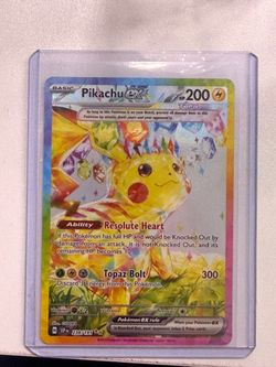 Pikachu EX- Surging Sparks