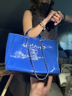 Blue Double C Bag