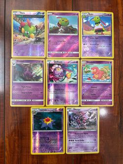Pokemon XY Era Psychic Type Reverse Holo & Holo Lot of 8! Natu, Xatu & More! MP/LP 🔮