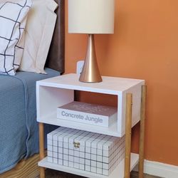 Bedside End Table 22” X 12” 14 1/2” 