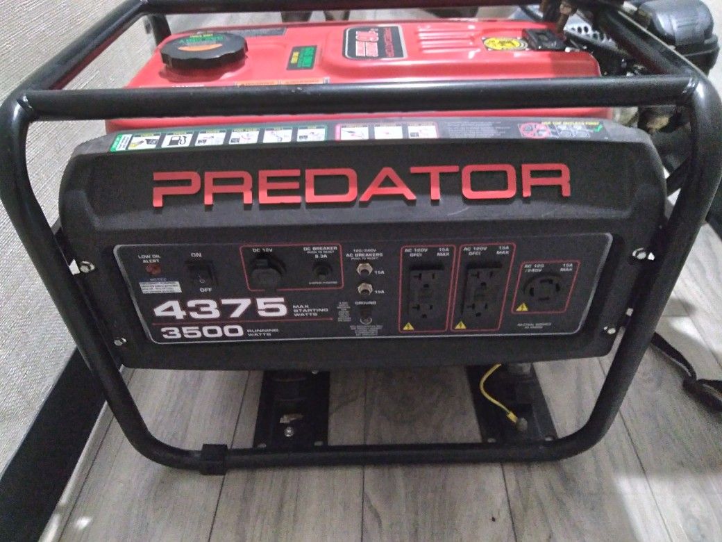 Predator 4375 Watt Gas Powered Portable Generator
