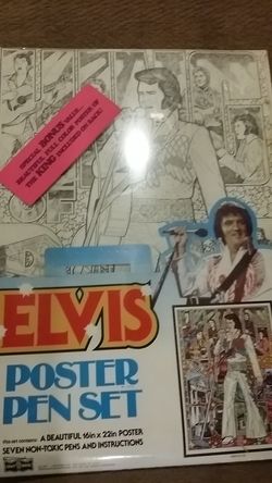 Elvis Presley poster pen set