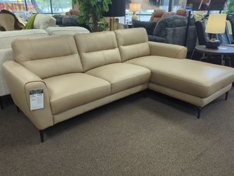 NEW Top Grain Genuine Leather SOFA Sectional Couch 