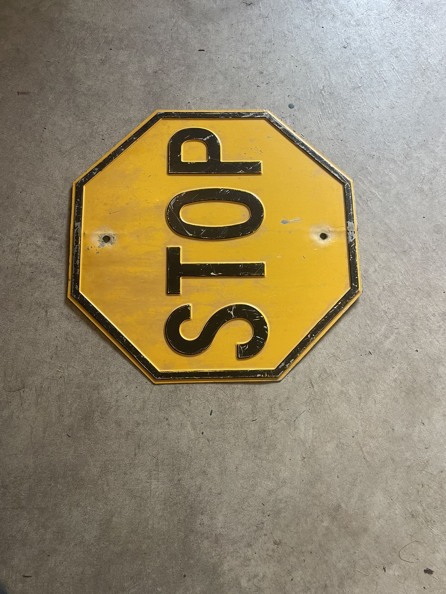 Antique Stop Sign