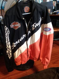 NHRA Racing Jacket with Various Racing Patches Auction