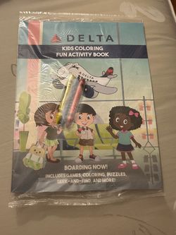 Delta Children Coloring Book + Crayons Sealed Item