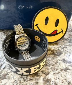 VTG Joe Boxer "In Case of Emergency Break Glass" Martini Watch - Timex Indiglo NEW in Original Box