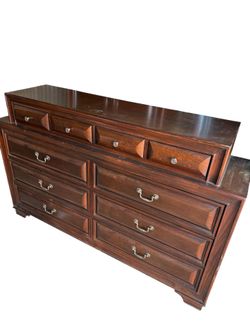 Large dark brown dresser