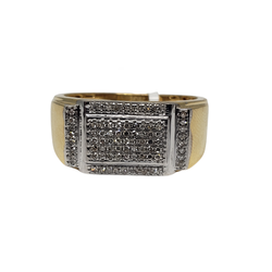 10k Ring 0.27ct of diamonds NEW