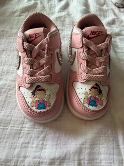 Nike Toddler Pink Custom Sneakers