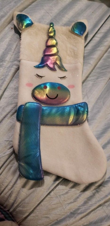 🩷 Unicorn Christmas Stocking - Still Available