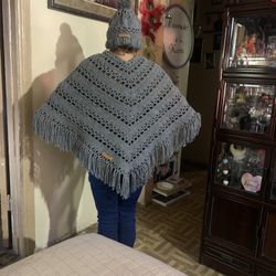 Crochet Cape/ Poncho/Capa
