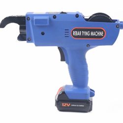 Rebar Tie Automatic Rebar Tier Machine 4500 MAh Steel Tying Machine, Handheld Wire Rebar Tying Machine Steel Strapping Tying Tool with Batterry 8-34m 