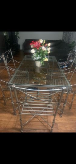 Beautiful glass table