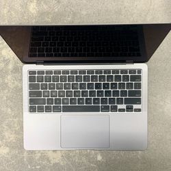 Apple MacBook Air M1 Chip 2020 Laptop Notebook 13.3 Inch Screen 8 GB RAM 256 SSD macOS Ventura Software Wifi Bluetooth Keyboard Apps Macintosh