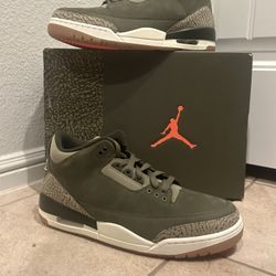 BRAND NEW Retro 3s, Size: 10.5, Color: Olive 🫒, $174.99 