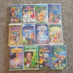 VINTAGE DISNEY VHS VIDEOTAPE BUNDLE