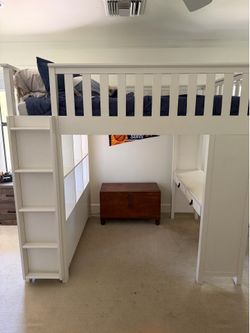 Pottery barn full loft bed