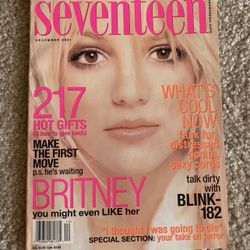 Britney Spears Seventeen Magazine December 2001