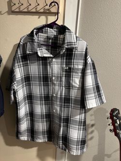 Short sleeve flannel shirt caltop size 2XL