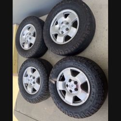 4 — 275/70r18 5x150 5x5.91 Toyota Tundra Sequoia Wheels Rims Tires!!!