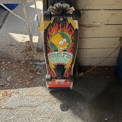 Vintage 90’s Bart Simpson Skateboard