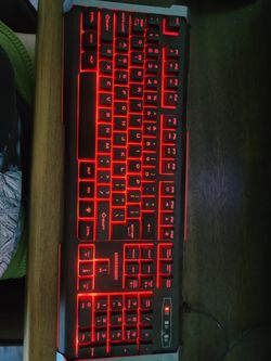 Red Backlight Keyboard