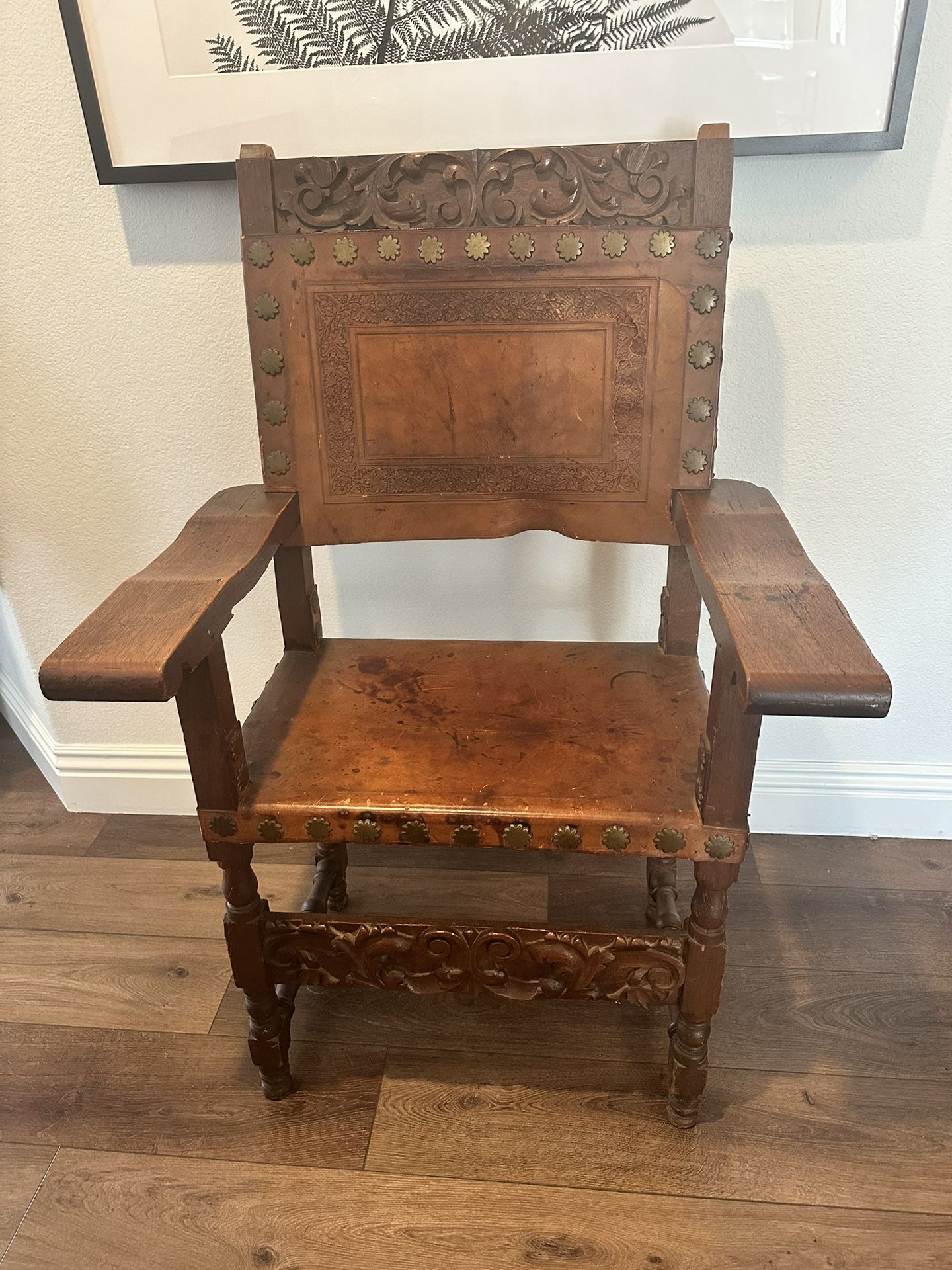 Antique Leather Chair